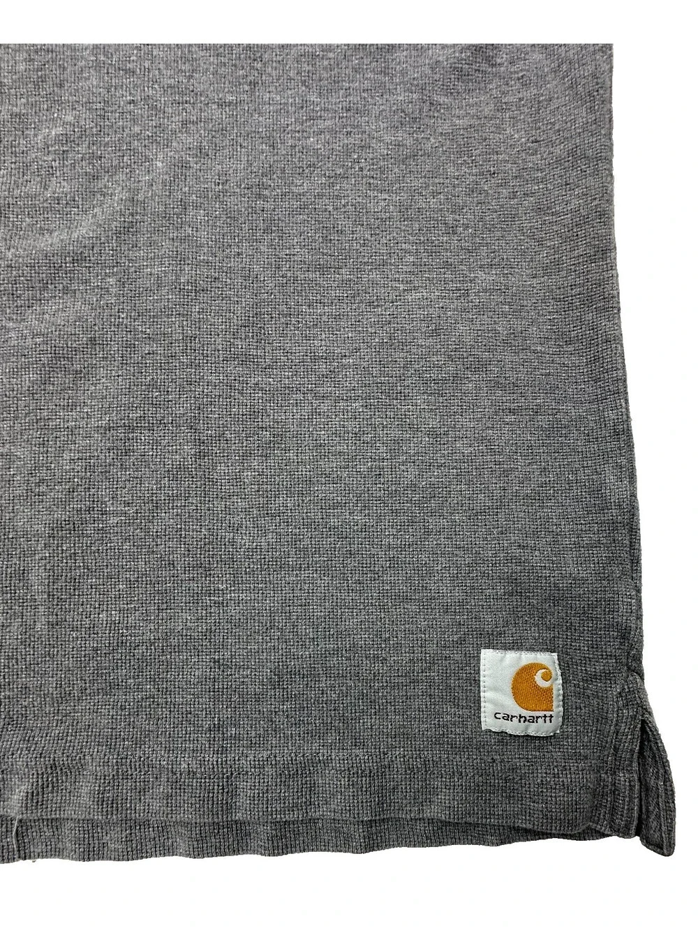 Carhartt K200 Henley Shirt Men 2XL Charcoal Gray Long Sleeve 100% Cotton